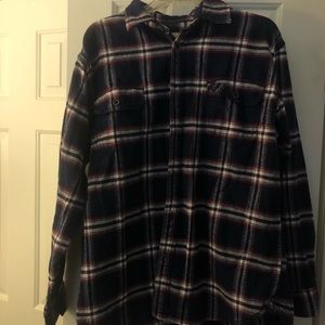 Flannel Long Sleeve Button Up